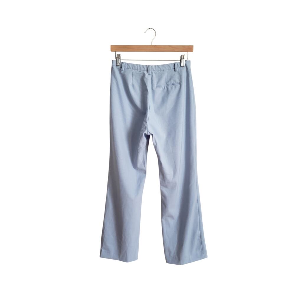 Gap Mid Rise Straight Leg Wool Blend Pants Blue Size 4A - Picture 4 of 8